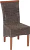 2er-Set Esszimmerstuhl Sinio, Stuhl Küchenstuhl, Rattan  Produktbild-Vorschau 3