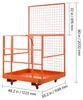 Plateforme de manutention VEVOR, dimensions 1225 x 1148 mm, Voir les images du produit 10