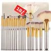 18 pièces Ensemble de pinceaux de maquillage professionnels Voir les images du produit 1