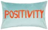 pad Kissenhülle Letters Positivity Orange Light Mint Produktbild-Vorschau 1