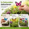 3D Schmetterling Gartenstecker Set 50 St. Wetterfest Deko Produktbild-Vorschau 4