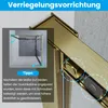 SONNI 70 x 90 x 195, box doccia in oro spazzolato, porta Anteprima dell’immagine prodotto 8