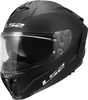 LS2 FF817 CHALLENGER II SOLID Integralhelm M in schwarz Produktbild-Vorschau 1