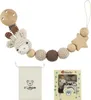 Handgemachte Kaninchen Design Schnullerkette Cup Catcher Produktbild-Vorschau 1