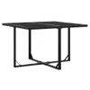 5-tlg. Garten-Essgruppe Schwarz Poly Rattan Produktbild-Vorschau 3