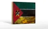 Holzschild Flagge Mosambik 18x12 cm Flag Mozambique Rost Produktbild-Vorschau 1