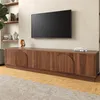 TV komoda Merax s LED osvetlením a bočným pruhom, TV Náhľad obrázku produktu 2