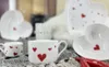 Valentine Becher 350ml Porzellan Weiß mit roten Herzen, Produktbild-Vorschau 9