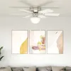 Ventilateur de plafond avec éclairage vidaXL, Ø 82 cm, Voir les images du produit 2