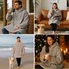 Hoodie Decke mit Ärmeln Plüsch Sherpa Deckenpullover Produktbild-Vorschau 6