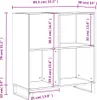 vidaXL Skrinka na taniere Sonoma dub 84,5x38x89 cm odvodený Náhľad obrázku produktu 9