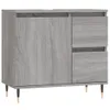 vidaXL Badschrank Grau Sonoma 65x33x60 cm Holzwerkstoff - Produktbild-Vorschau 3