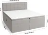 FEDVE Boxspringbett Schlafzimmerbett RIVER mit 2 Produktbild-Vorschau 4