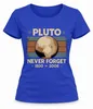 Pluto Never Forget 1930 2006 Vintage Retro Space Astronomy Náhľad obrázku produktu 2