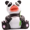Badeente Pandabär schwarz weiß Vinyl 9 cm Produktbild-Vorschau 3