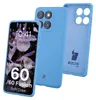 A blue phone case is shown with a phone inside and another case behind it. Produktbild-Vorschau