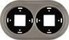 Cadre porcelaine rétro apparent double I QR1 gris-beige Voir les images du produit 3