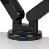 Fellowes Platinum Series Doppel Monitorarm weiß Produktbild-Vorschau 14