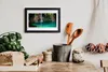 Bild 30x20 MDF-Rahmen Wandkunst See Wasserfall Natur Produktbild-Vorschau 2