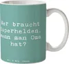 Mr. & Mrs. Panda haferl Spruch Oma Heldin - Meeresbrise - Produktbild-Vorschau 1