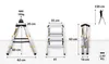 Drabest Klappleiter Leiter Klappbar 2 x 3 Stufen Alu Produktbild-Vorschau 14