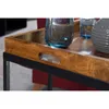 Beistelltisch Massivholz mit Metallgestell B/H/T ca. Produktbild-Vorschau 6