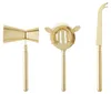 Cocktail Bar-Set, Gold, Edelstahl Produktbild-Vorschau 1