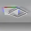 LED Deckenleuchte, stahl, dimmbar Fernbedienung RGB LED, L Produktbild-Vorschau 8