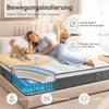 Matratze 180x200 22cm Integrierter Topper Matratze 7 zonen Produktbild-Vorschau 5