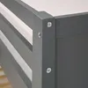 Homestyle4u Poschodová posteľ 90x200 a 140x200 podkrovná Náhľad obrázku produktu 8