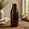 Milchflasche 1 Liter Glasflasche braun mit 6 Flaschen & 12 Produktbild-Vorschau 6
