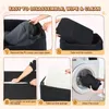 Hundeautositz für mittelgroße/große Hunde, Schwarz Produktbild-Vorschau