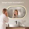 EMKE Badspiegel mit Beleuchtung, Antibeschlag 3 Lichtfarben Produktbild-Vorschau 2