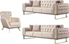 Villa Möbel Sofa Set Nova Beige Stellvariante:3+2+1 Relax- Produktbild-Vorschau 1