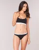 Calvin Klein Damen 3er Pack Strings Tangas, Schwarz Produktbild-Vorschau 2