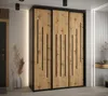 MEBLE KRYSPOL Davos 8 Schrank, drei Türen - 235,2x170x45 cm Produktbild-Vorschau 2