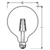LED 1906 Vintage Gold, 6,5W / 51W, tube E27 Voir les images du produit 18
