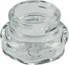 A clear, close-up studio shot of a glass lamp cover. Produktbild-Vorschau