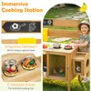 COSTWAY, cucina giocattolo da esterno per bambini, adatta a Anteprima dell’immagine prodotto 4