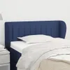 vidaXL Kopfteil mit Ohren Blau 93x23x78/88 cm Stoff Produktbild-Vorschau 2