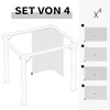 Outsunny 4 boczne panele do altanki 3x4 m z haczykami, Podgląd zdjęcia produktu 4