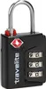 Travelite TSA 3 pezzi blocco combinato TravelSentry Nero Anteprima dell’immagine prodotto 3