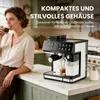 Zimilo Kaffeemaschine mit Mahlwerk, 1350W, Doppelboiler & Produktbild-Vorschau 8