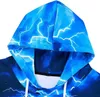 Herren 3D Kapuzenpullover Alpha Wolf Fleece Warm Lustig Produktbild-Vorschau 3