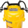 Close-up of the top of a yellow submersible pump with a black handle and cables. Náhľad obrázku produktu