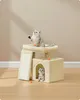 Feandrea Kratzbaum klein, Katzenbaum mit Kratzrampe und Produktbild-Vorschau 5