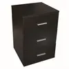 Nachttisch Flurschrank 3 Schubladen 63 cm hoch schwarz Produktbild-Vorschau 6