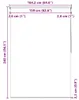 vidaXL Duschrollo 160x240 cm Seesternmuster Produktbild-Vorschau 7