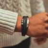 SERASAR | Skórzana bransoletka dla mężczyzn [Brave] Podgląd zdjęcia produktu 6