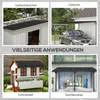 Outsunny 12Stück Trapezblech 129x45cm 7m² Verzinkt Produktbild-Vorschau 4